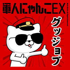 Moving military cat 2 - red comet
