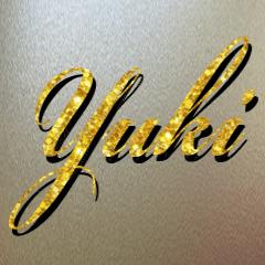 The Yuki Gold Sticker