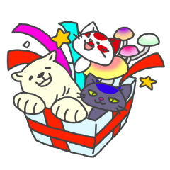 Polar bear sticker(Kineko friends)