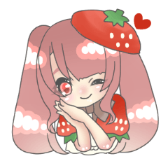 Strawberry daughter stamp