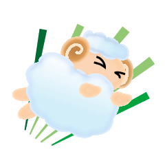Mokomoko sheep Sticker