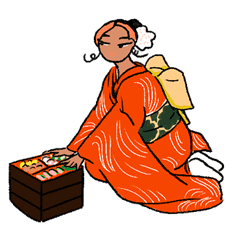 New Year Furisode Kimono Mix