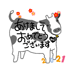 Cow's stickers