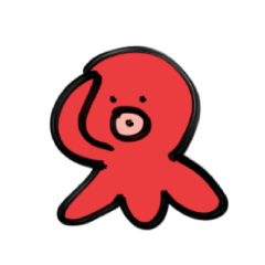 Sticker of the octopus