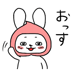 A Rabbit "Momoe" Sticker