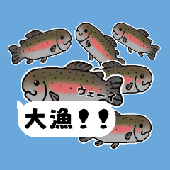area trout fishing sticker