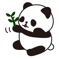 Sticker of the cute panda – Stickers LINE | LINE STORE