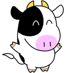 Moukichi (cute and healing cow)