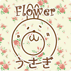 Flower pattern with Bunny