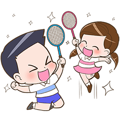 Badminton by Memee.
