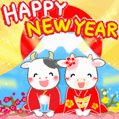 -2021 Ox year Happy year-