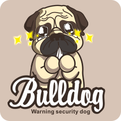 Warning security dog~bulldog Part. 2