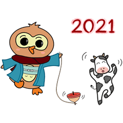 Owlyn the Owl Stickers - 2021