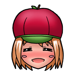 Kippi the Apple Maniac Girl -Emoticons-2