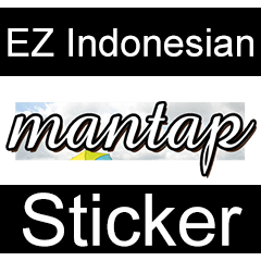 EZ Indonesian Sticker - Sachet