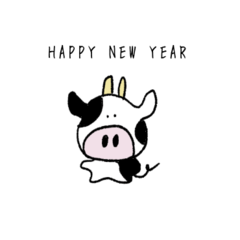 Happy New Year from cows