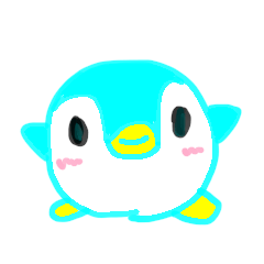 blue penguin marshmallow
