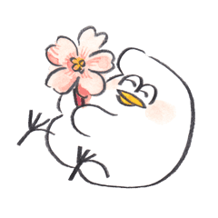 とりもちスタンプ お花見編 Line スタンプ Line Store