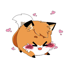 kawaiiNihongo - Fox Stickers