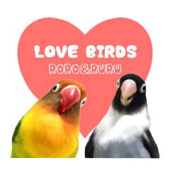 LOVEBIRDS STICKERS