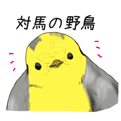 Wild Birds stickers in Tsushima