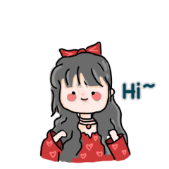 Cute girl for moods of everyday