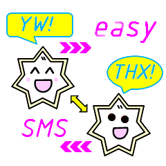 Popular acronyms, easily chat in SMS