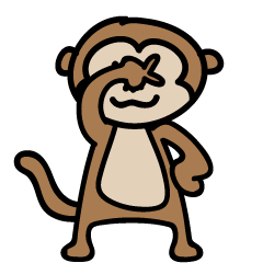 MonMon Monkey [Fun Pack] – LINE stickers | LINE STORE