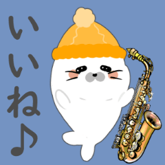 Seal and saxophones