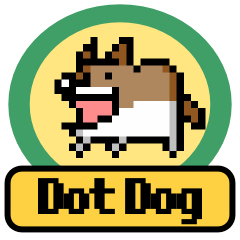 Dot Dog -Pixel CHASHAO-