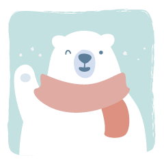 Snowy Bear : Hello the North Pole