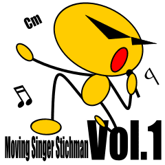 Moving Singer Stickman Vol.1 English Ver
