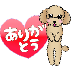 Animated! The Toy Poodle stickers