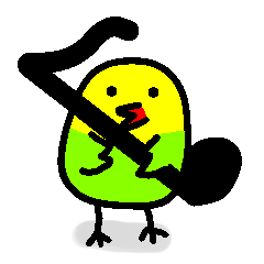 A singing bird