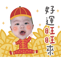 Chiou Chiou New Year Sticker