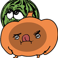 Pumpkin and Watermelon