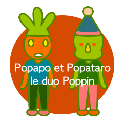 Popao et Popataro le duo Poppin ENGLISH