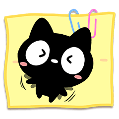 Very cute black cat (Encouragement)
