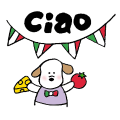 ちっちゃなイタリア人のいぬ Line スタンプ Line Store ちっちゃなイタリア人のいぬ Line スタンプ Line Store