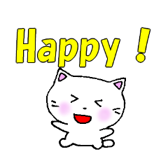 Daily conversation White cat English ver