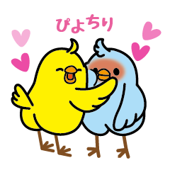 Bird "PIYOCHIRI" Animation Sticker