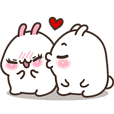 Cute Bunny Couple Ppoya & PpoPpo Ver.1