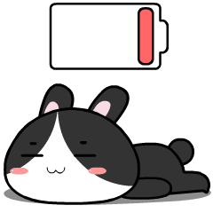 Tuxedo rabbit : Pop-up stickers