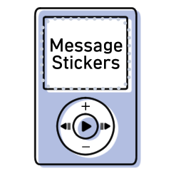 Simple and Stylish Message Stickers[EN]