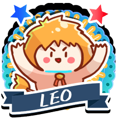 Leo personality stickers