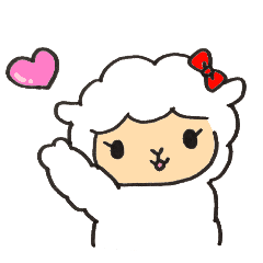 Snuggly Sheep Sticker