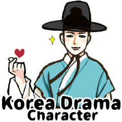 Funny korea drama character stickers