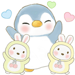 Soda penguin 7 :Soda and rabbits -daily