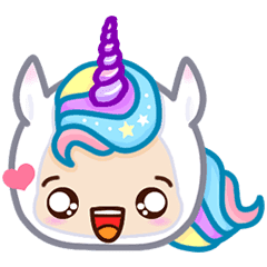 Unicorn Emoji Line Stickers Line Store