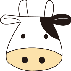 Animation! Life of cow crying as moo moo